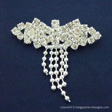 Broche simple en strass